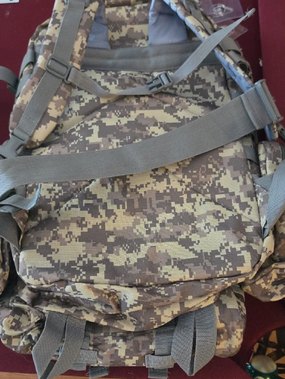 Digital Camo Tactical Backpack — Men's Military-Style Travel Pack